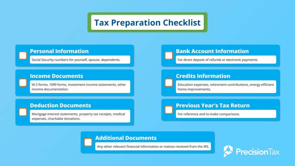 Tax Preparation Checklist